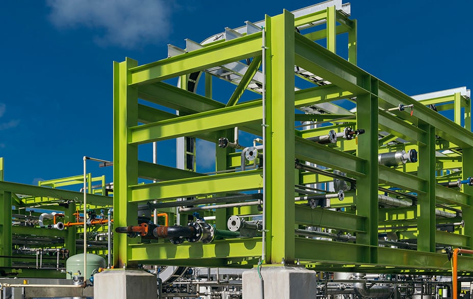 Image of Solugen Bioforge with Blue Sky in background